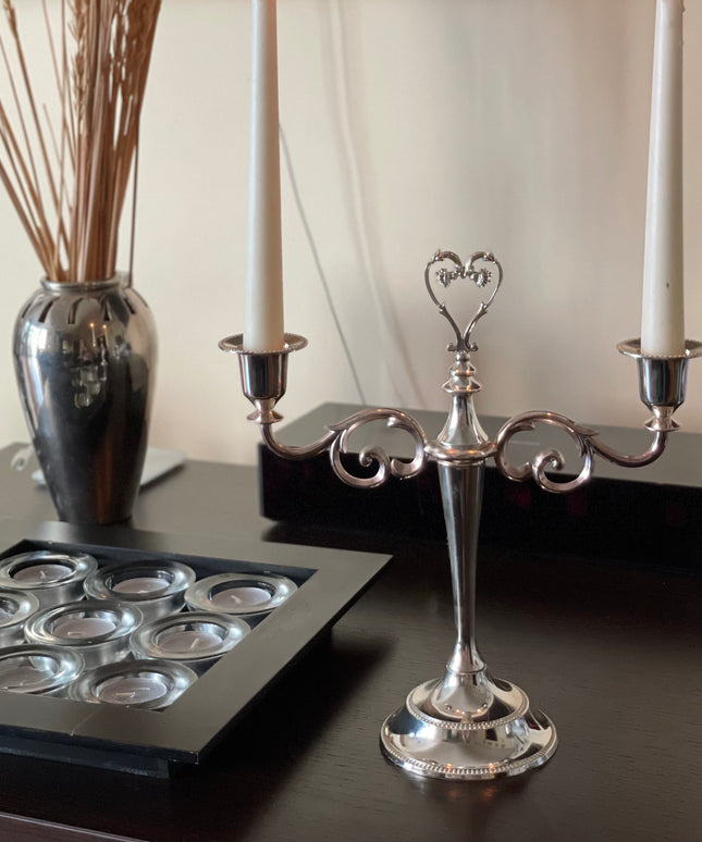 Suport lumânare Alpaca 2 brate