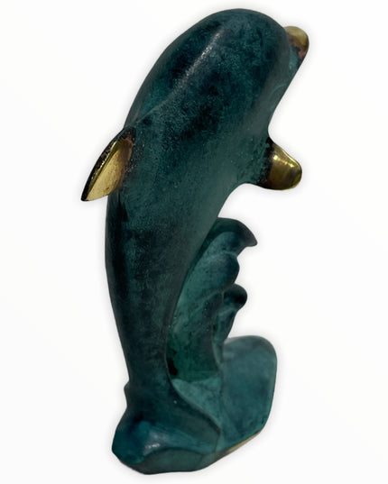 Delfin Alamă 12cm