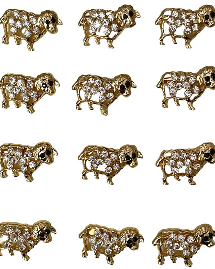 Mărțișor brosă metal 12/set 2cm