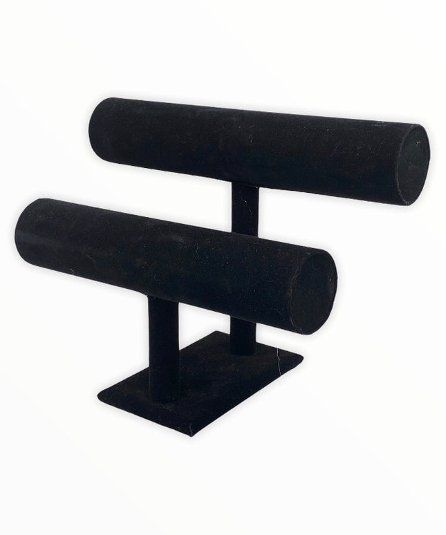 Suport bijuterii catifea Dublu