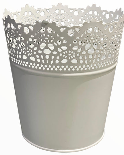 Ghiveci metalic Color 17cm