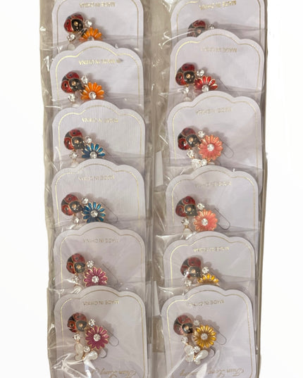 Mărțișor brosă metal 12/set 3cm