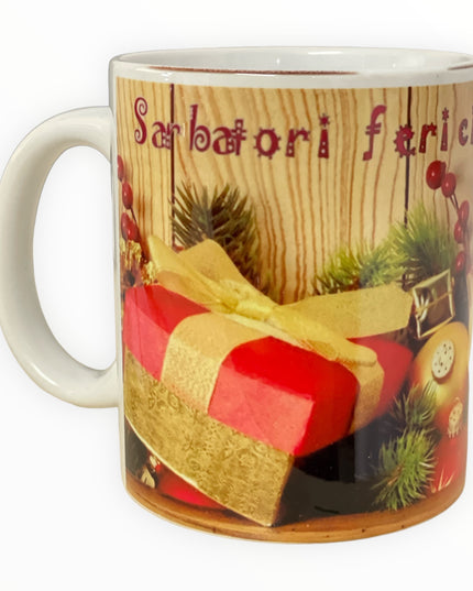 Cană “Sărbători fericite!” Crăciun