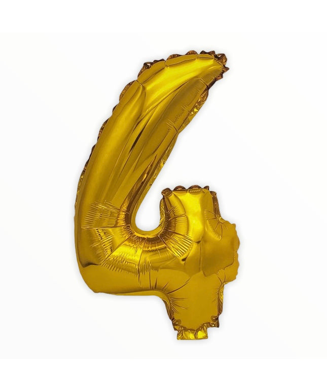 Balon 40cm cifra 4