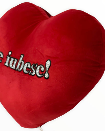 Inimă de pluș 35 cm