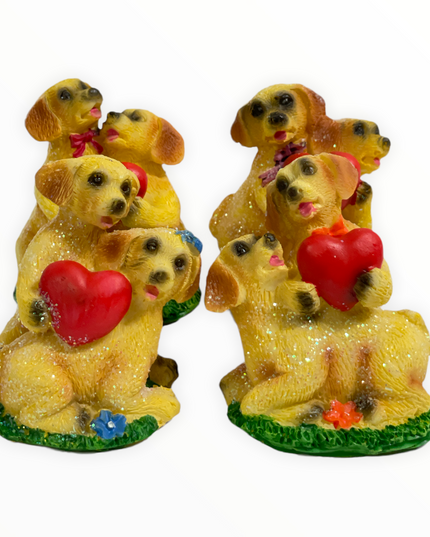 Căței cu inimă 4 /set 5cm