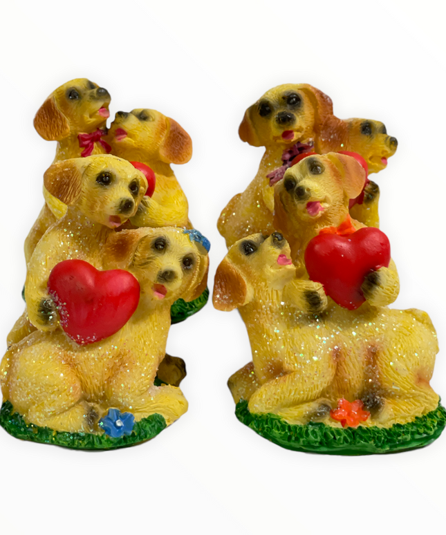 Căței cu inimă 4 /set 5cm