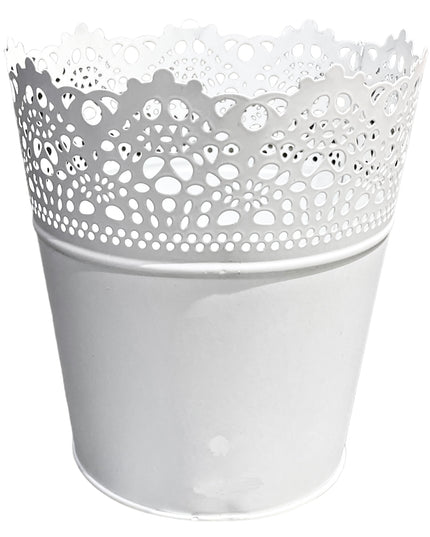 Ghiveci metalic Color 17cm