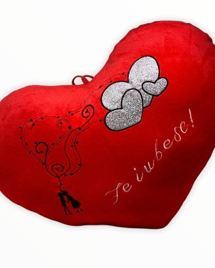 Inimă de pluș 40cm