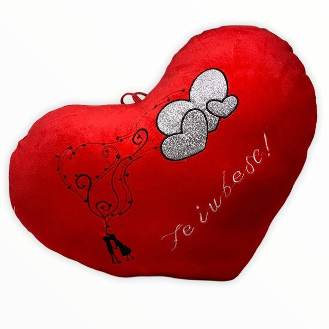 Inimă de pluș 40cm