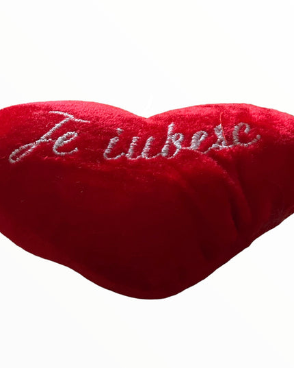 Inimă de pluș 12/set. 13cm