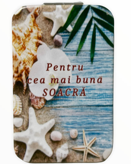 Oglindă de poșetă cu dedicații 10cm