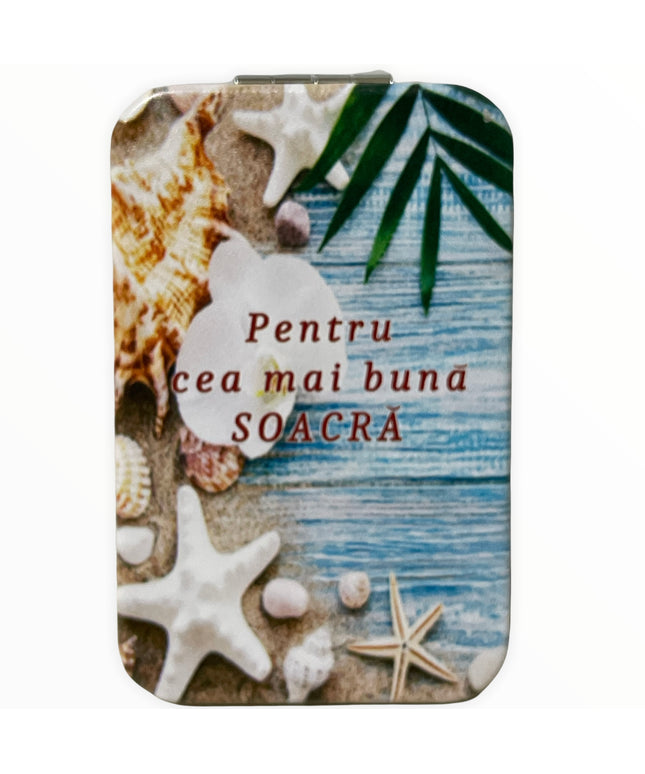 Oglindă de poșetă cu dedicații 10cm