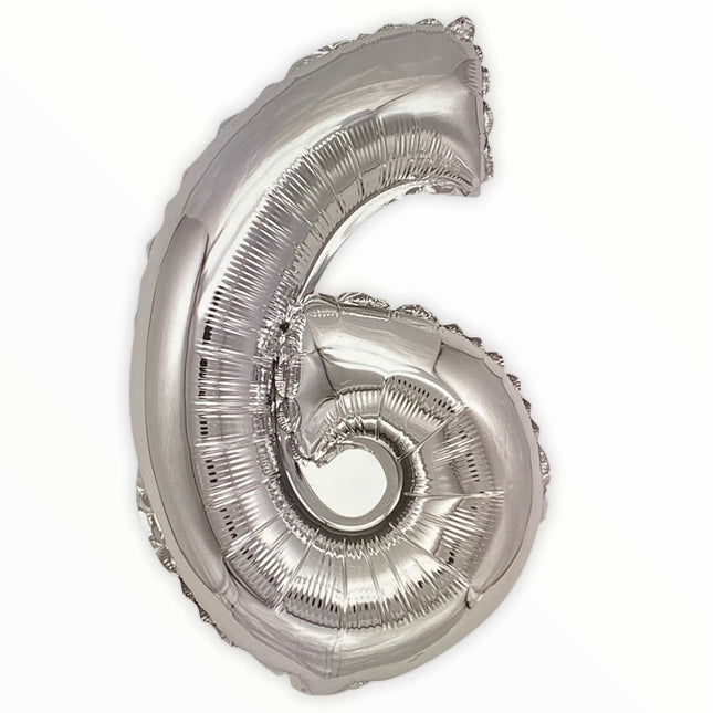 Balon 40cm cifra 6