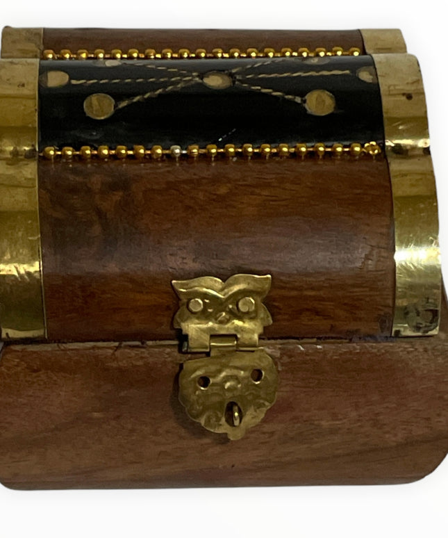 Cufar lemn Palisandru 8cm