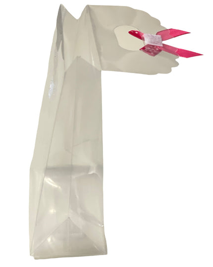 Pungă cadou plastic 12/set. 16cm