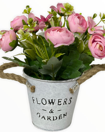 Aranjament ghiveci metal E40. 20cm