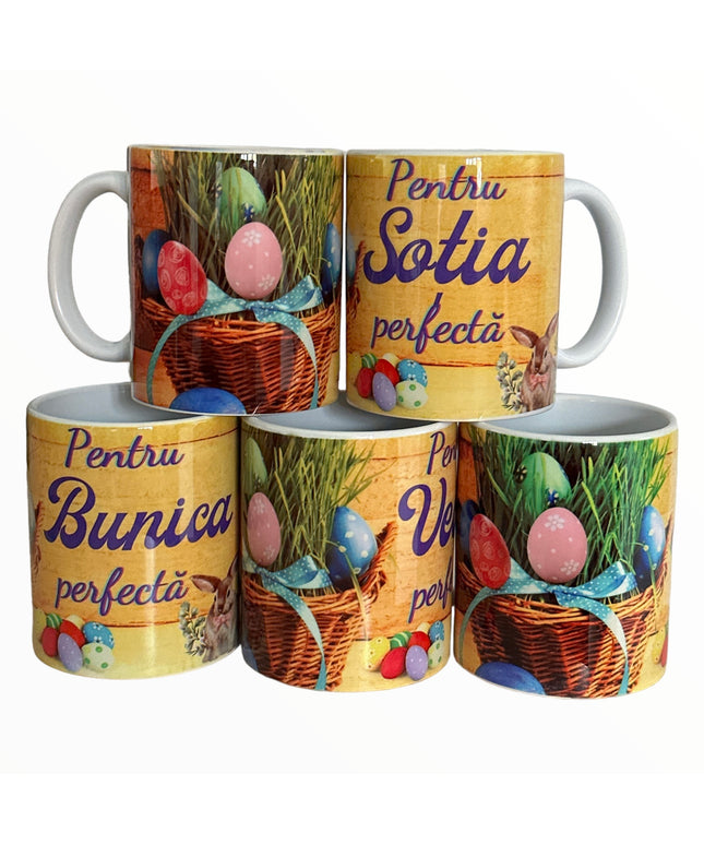 Cană Paște cu mesaj pentru Femei 330ml