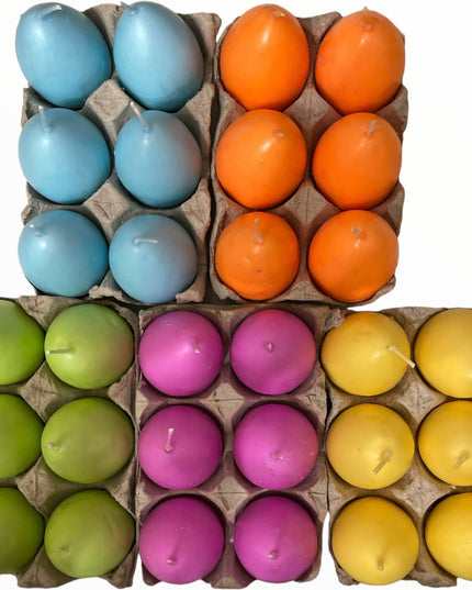 Lumânare Ou color 6/set