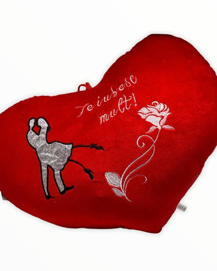 Inimă de pluș 40cm