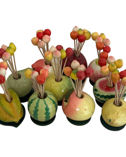 Fructe lemn cu scobitori