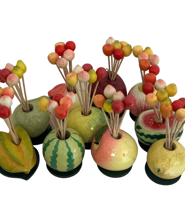 Fructe lemn cu scobitori