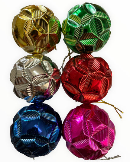 Glob plastic 6/set. 6cm