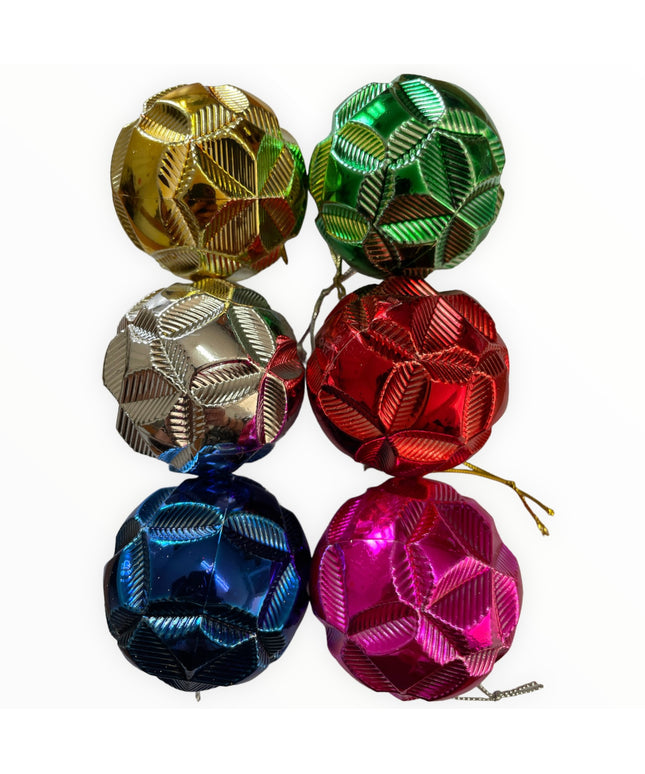 Glob plastic 6/set. 6cm