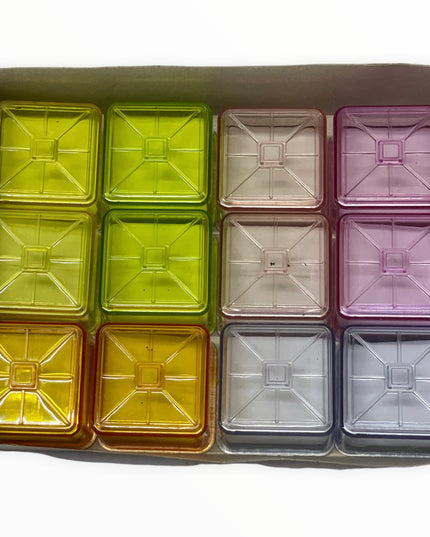 Cutie bijuterii color 12/set 4cm