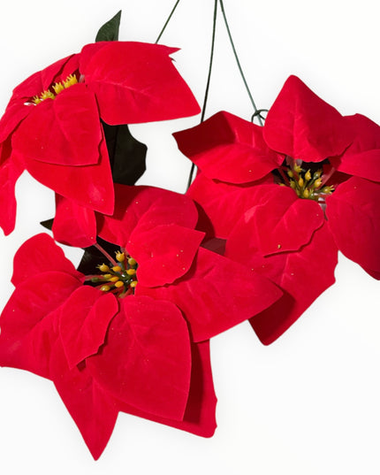 Floare Crăciun 3 capete 60cm