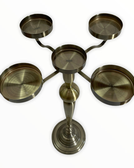 Suport lumânare metal VINTAGE 70cm