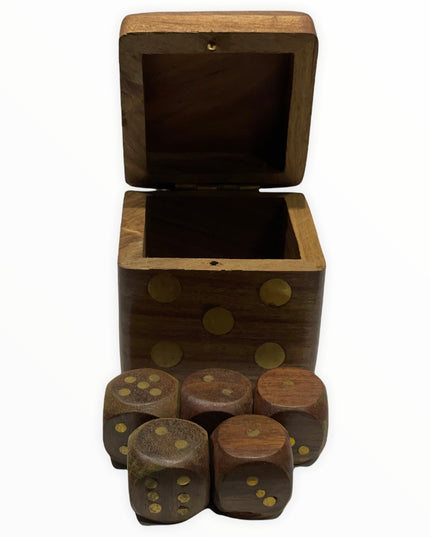 Cutie Zar lemn Palisandru 6cm