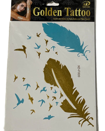 Tatuaje temporare Golden 18 x 12cm