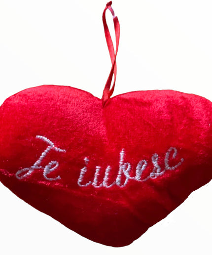 Inimă de pluș 12/set. 13cm
