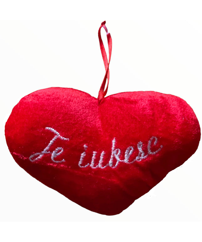 Inimă de pluș 12/set. 13cm