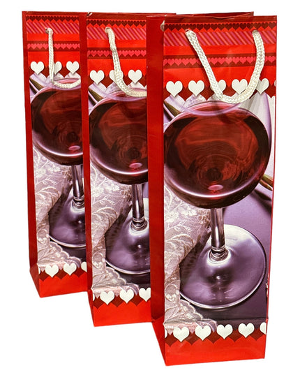 Pungă cadou pentru Sticlă 12/set. 33cm