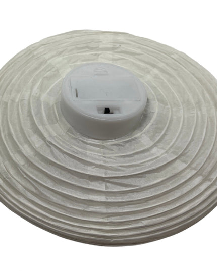 Lampion decorativ alb 3/set cu lumini 20cm