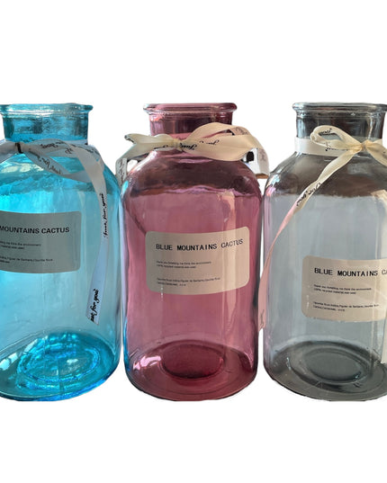 Vază sticlă color 1024-3. 20cm