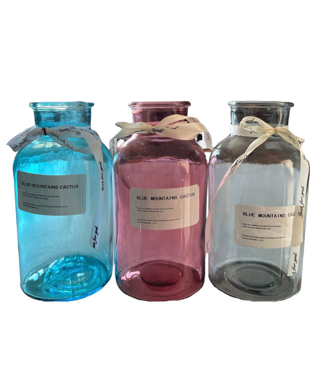 Vază sticlă color 1024-3. 20cm