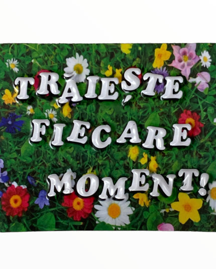 Magnet de frigider 3D cu mesaj 8cm