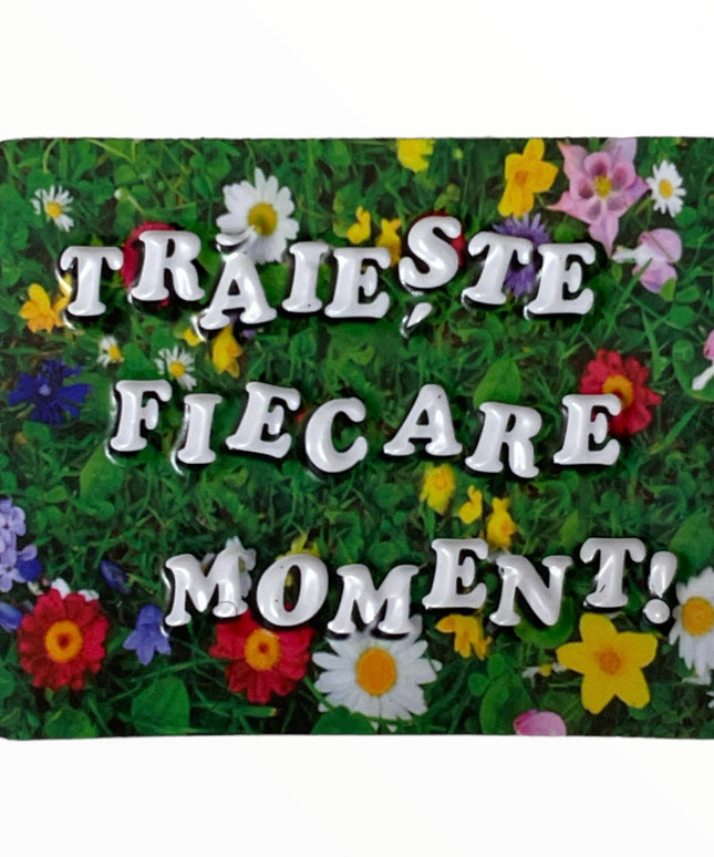 Magnet de frigider 3D cu mesaj 8cm