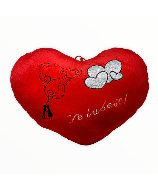 Inimă de pluș 40cm