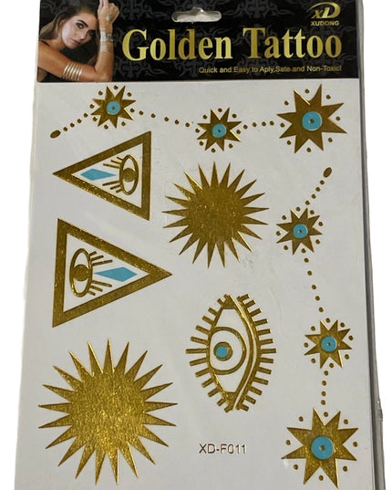 Tatuaje temporare Golden 18 x 12cm