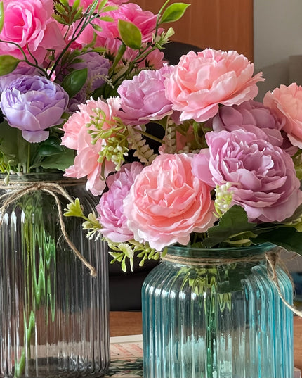 Vază sticlă color 1024-16. 24cm