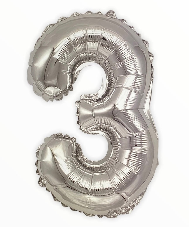 Balon 40cm cifra 3