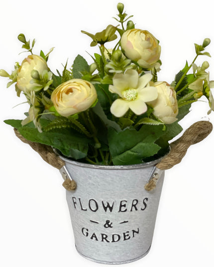 Aranjament ghiveci metal E40. 20cm