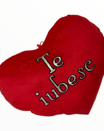 Inimă de pluș 35 cm