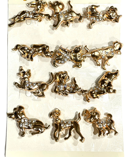 Mărțișor brosă metal 12/set 2cm