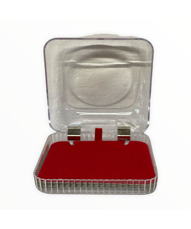 Cutie bijuterii plastic pătrată 9cm