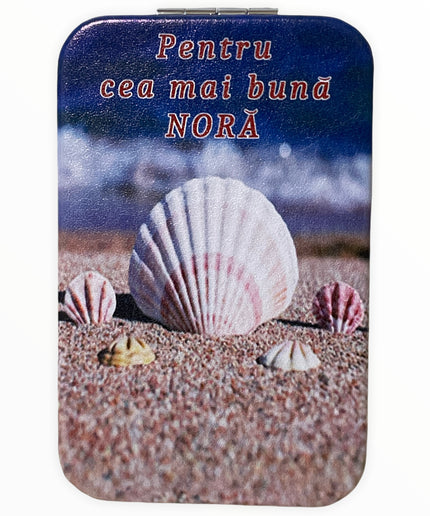 Oglindă de poșetă cu dedicații 10cm